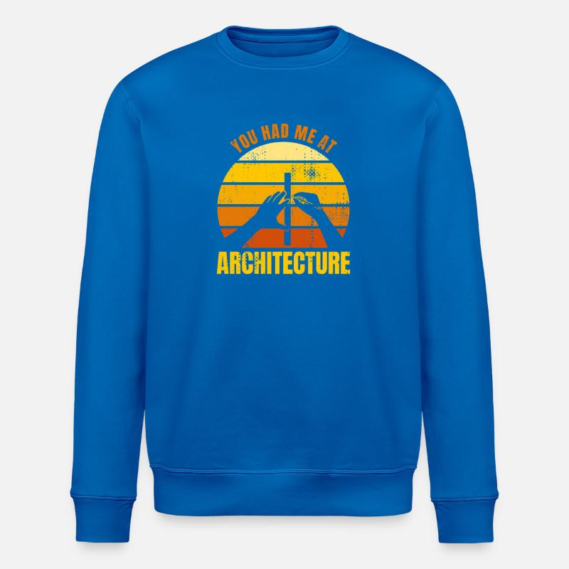 Architects' Saying - Stanley/Stella ROLLER Unisex Organic Sweatshirt - royal blue