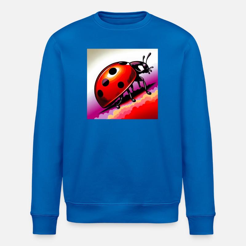 coccinelle - Sweat bio ROLLER Stanley/Stella Unisexe - bleu roi