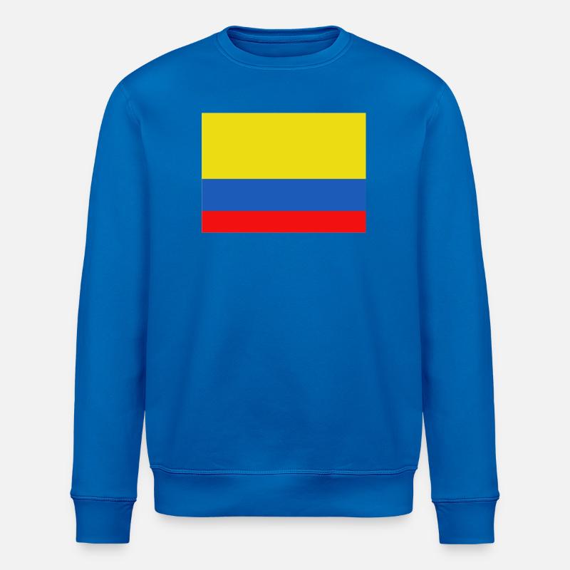Drapeau de la Colombie - Sweat bio ROLLER Stanley/Stella Unisexe - bleu roi