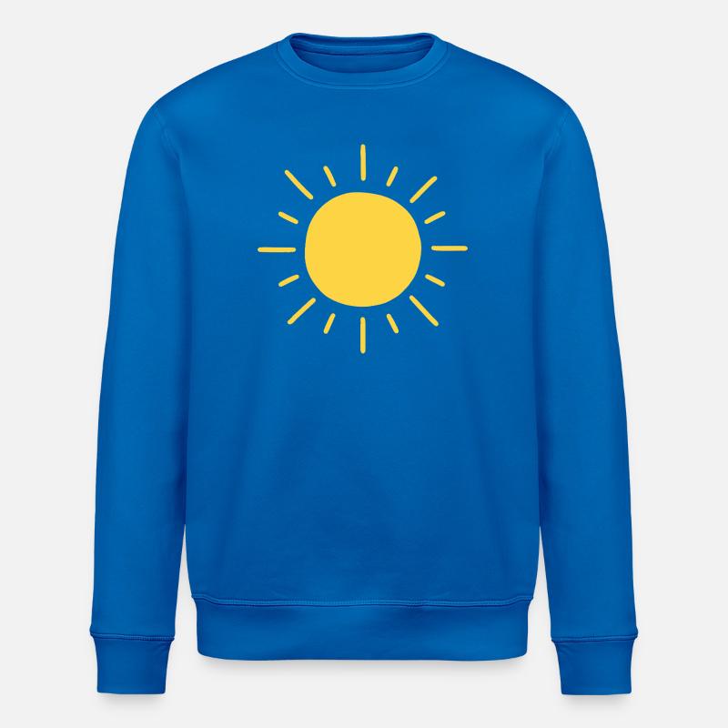 Minimalist sun - Stanley/Stella ROLLER Unisex Organic Sweatshirt - royal blue