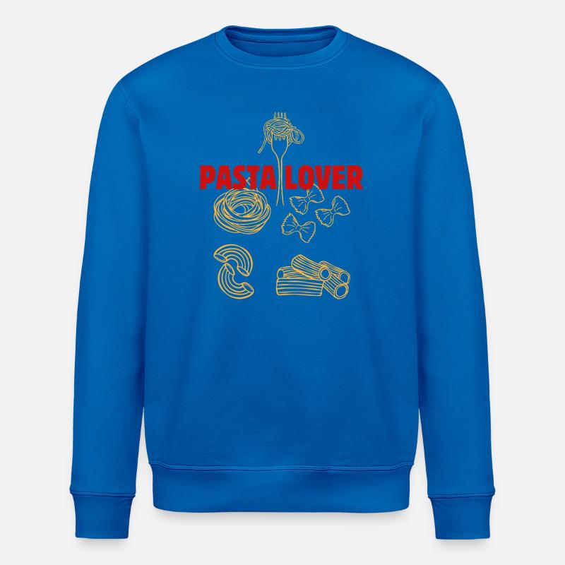 Motif Pasta Lover - Sweat bio ROLLER Stanley/Stella Unisexe - bleu roi