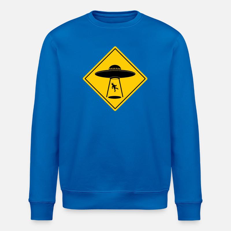 Vorsicht UFO - Stanley/Stella Unisex Bio-Sweatshirt ROLLER - Königsblau