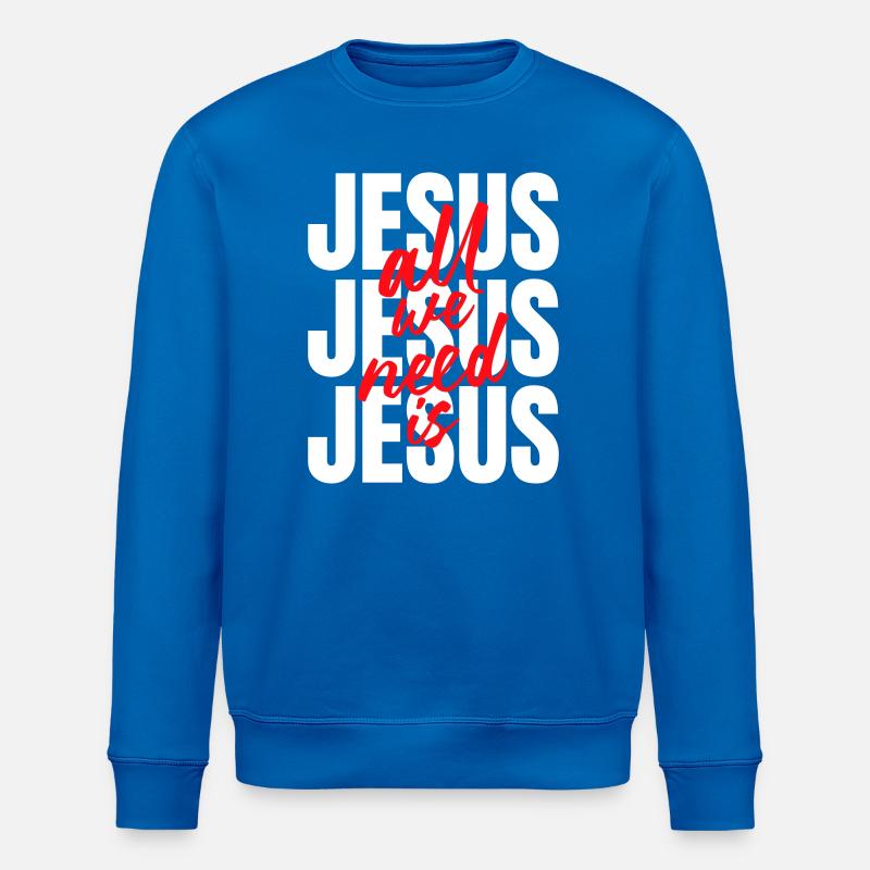All we need is - Stanley/Stella Unisex Bio-Sweatshirt ROLLER - Königsblau