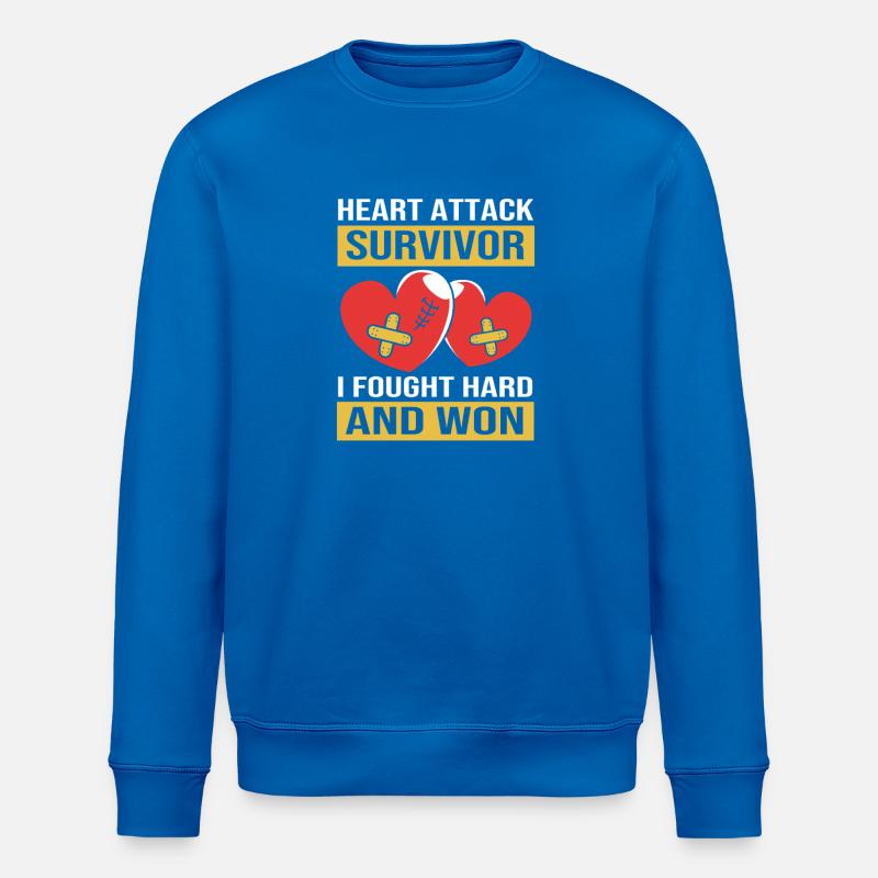 Herzinfarkt - Stanley/Stella Unisex Bio-Sweatshirt ROLLER - Königsblau