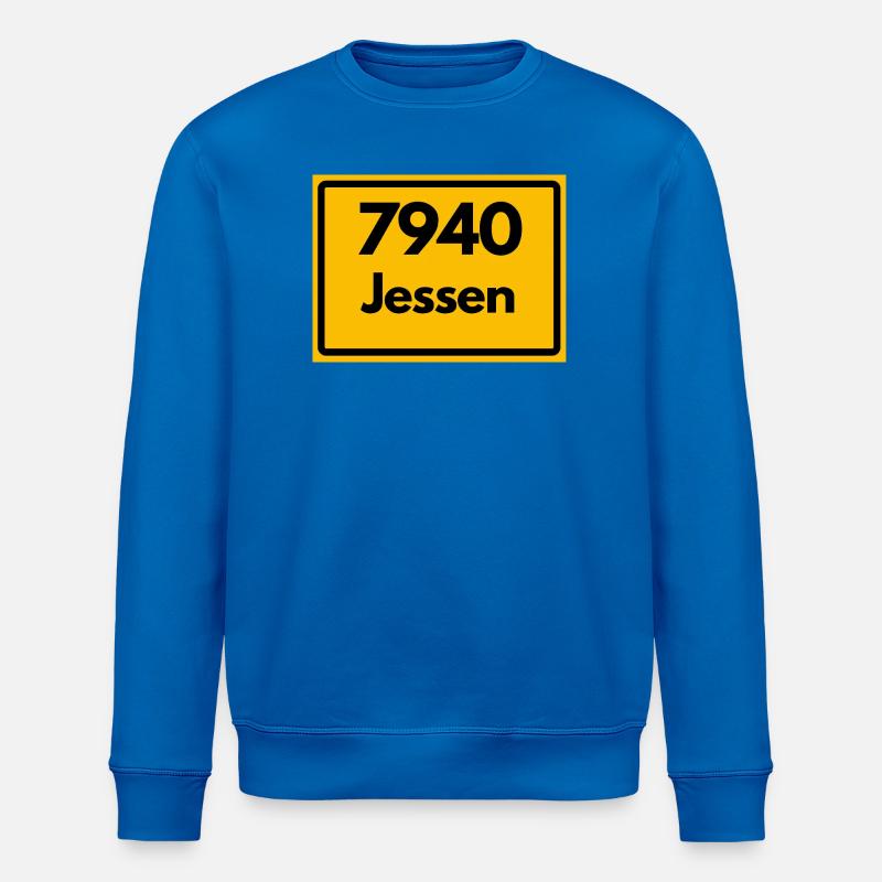 ANCIEN CODE POSTAL, SAXE-ANHALT 7940 JESSEN - Sweat bio ROLLER Stanley/Stella Unisexe - bleu roi
