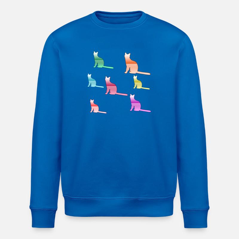 Katzen - Stanley/Stella Unisex Bio-Sweatshirt ROLLER - Königsblau