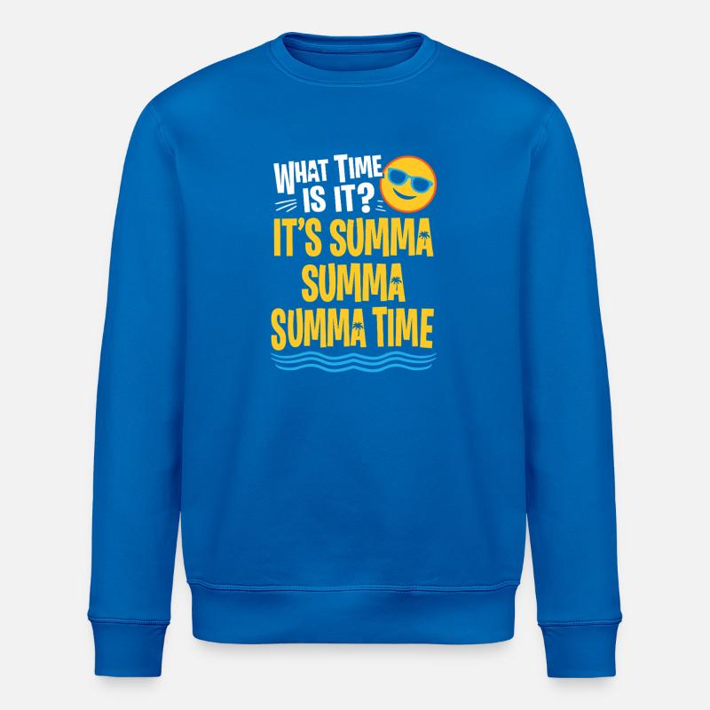 Summa Summa Time Tee - Stanley/Stella Unisex Bio-Sweatshirt ROLLER - Königsblau