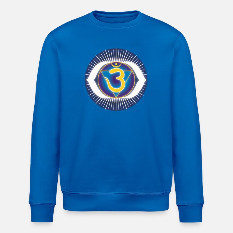 Ajna brow chakra - Stanley/Stella ROLLER Unisex Organic Sweatshirt - royal blue
