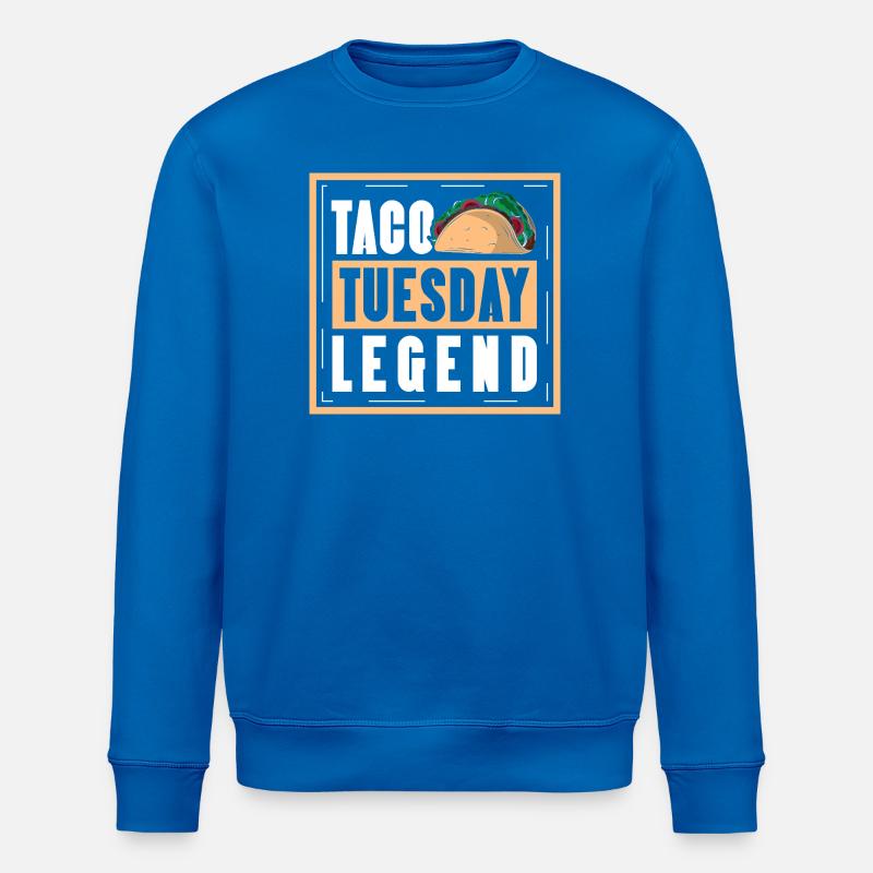 taco tuesday legend - Stanley/Stella ROLLER Unisex Organic Sweatshirt - royal blue