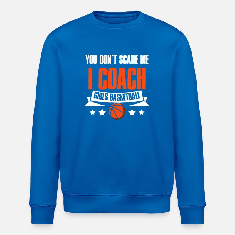 Ich trainiere den Mädchen-Basketball - Stanley/Stella Unisex Bio-Sweatshirt ROLLER - Königsblau