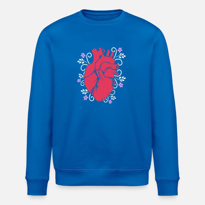 Kardiogramm Kardiographie Sonographie Ultraschall - Stanley/Stella Unisex Bio-Sweatshirt ROLLER - Königsblau