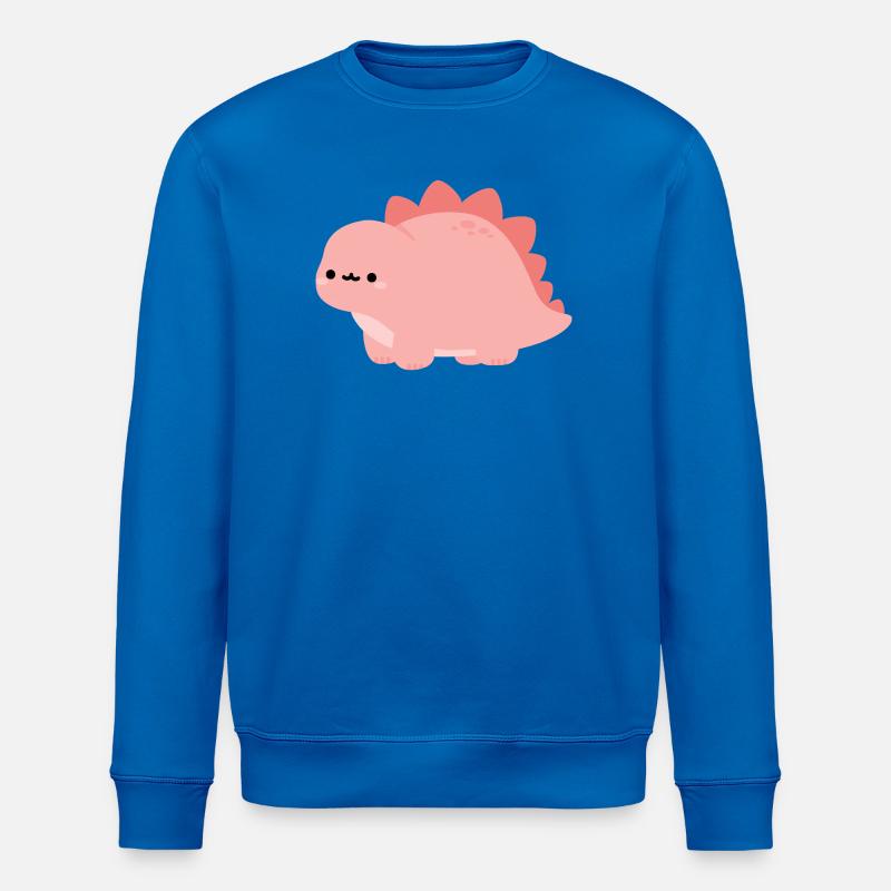 Mignon Dino Rose Stegosaurus - Sweat bio ROLLER Stanley/Stella Unisexe - bleu roi
