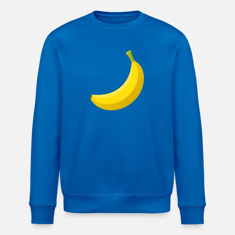banane - Sweat bio ROLLER Stanley/Stella Unisexe - bleu roi