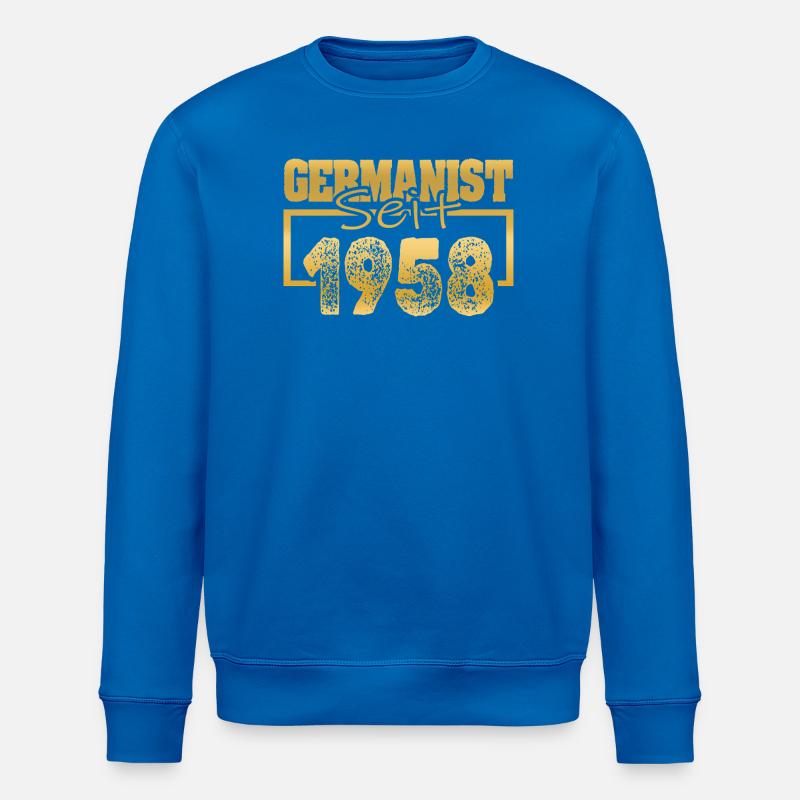 1958 - Sweat bio ROLLER Stanley/Stella Unisexe - bleu roi