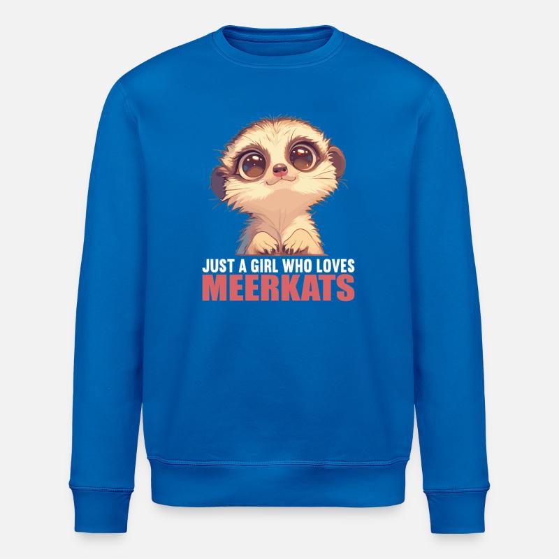 Meerkat Erdmännchen - Stanley/Stella Unisex Bio-Sweatshirt ROLLER - Königsblau