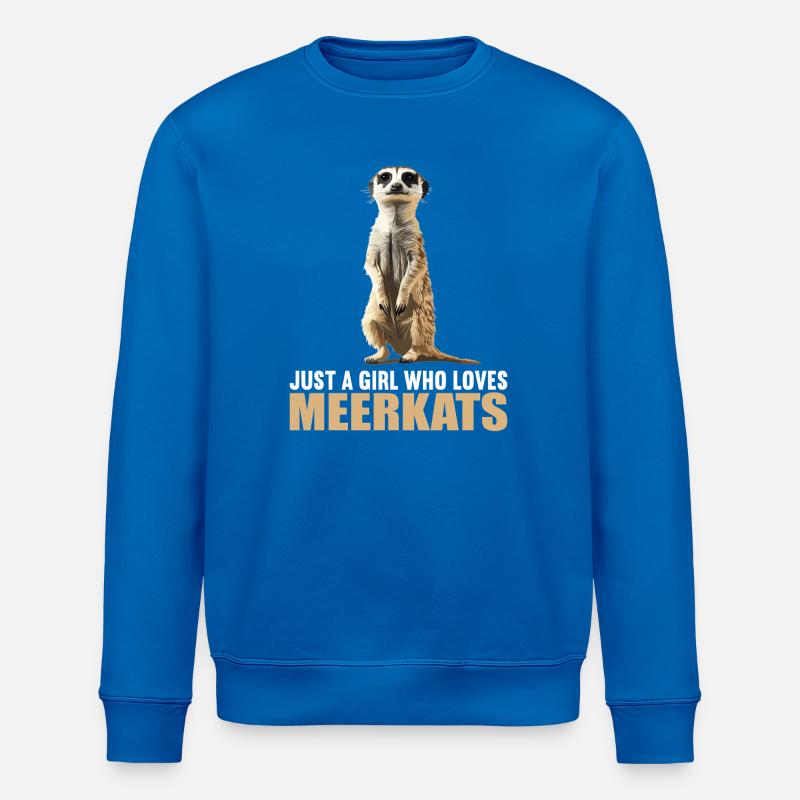 Suricate Erdmännchen - Sweat bio ROLLER Stanley/Stella Unisexe - bleu roi