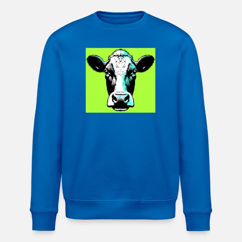 Kuh - Stanley/Stella Unisex Bio-Sweatshirt ROLLER - Königsblau