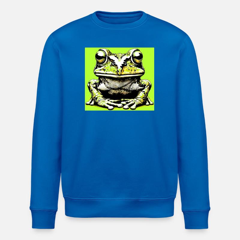 grenouille - Sweat bio ROLLER Stanley/Stella Unisexe - bleu roi