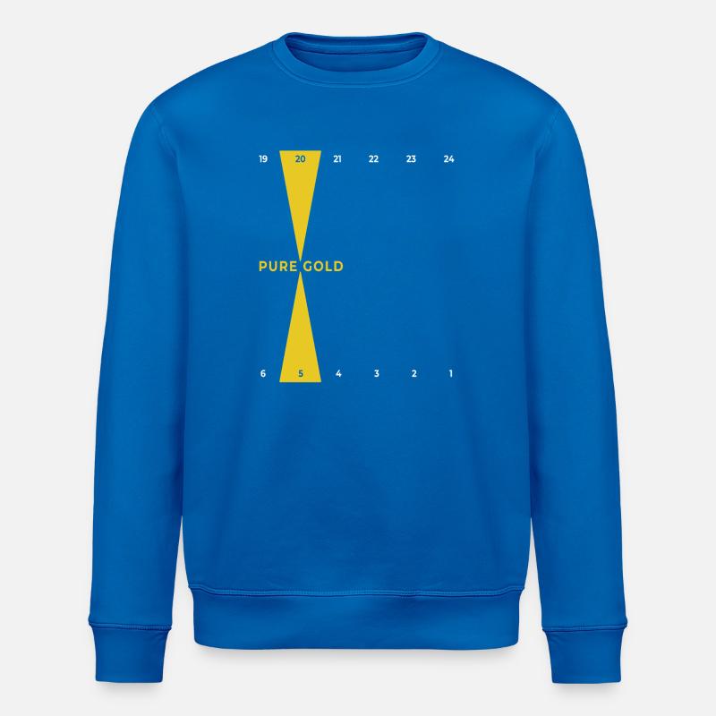 Backgammon | Reines Gold | Golden Point - Stanley/Stella Unisex Bio-Sweatshirt ROLLER - Königsblau
