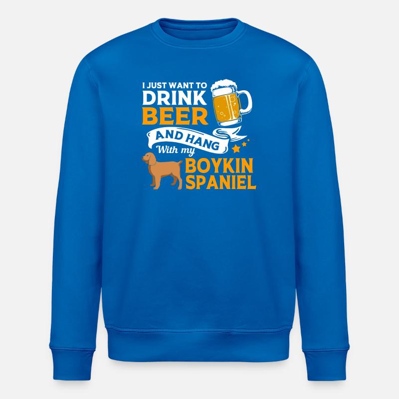 Boykin Spaniel - Stanley/Stella Unisex Bio-Sweatshirt ROLLER - Königsblau