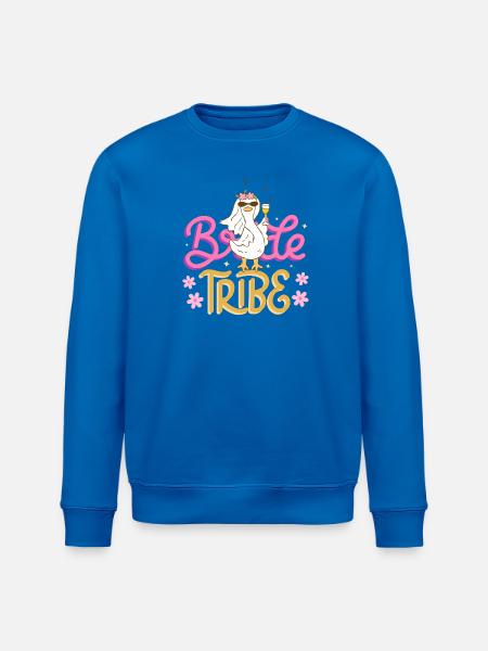 Bachelorette Tribe Tee - Stanley/Stella ROLLER Unisex Organic Sweatshirt - royal blue