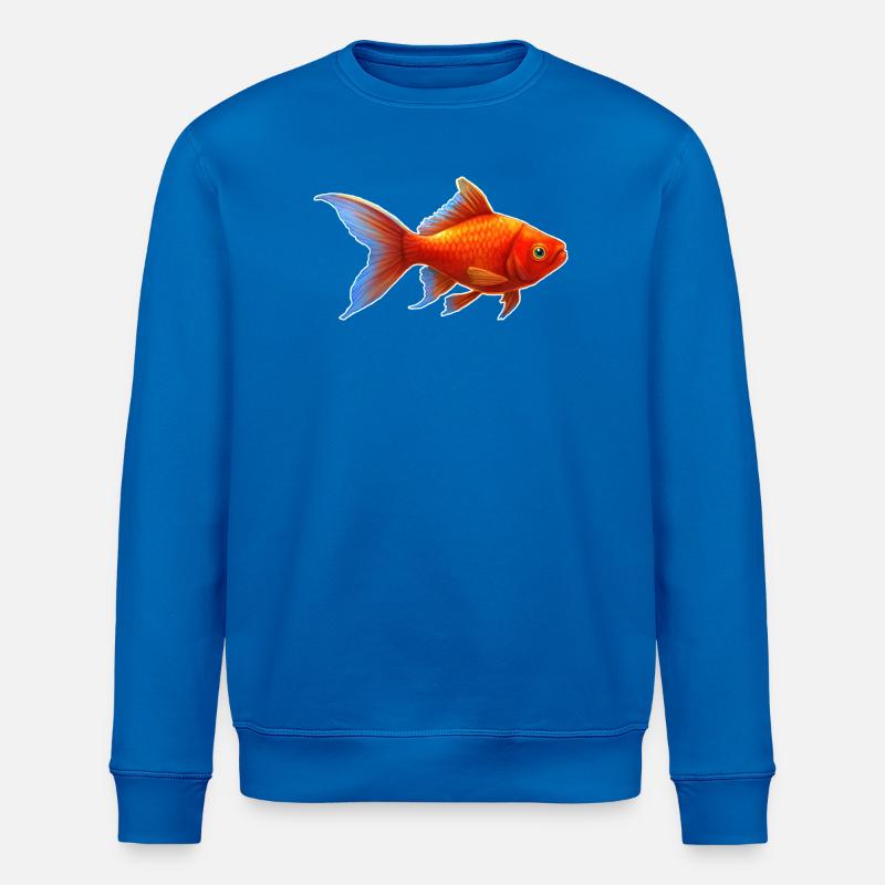 Goldfisch Nr.4 - Stanley/Stella Unisex Bio-Sweatshirt ROLLER - Königsblau