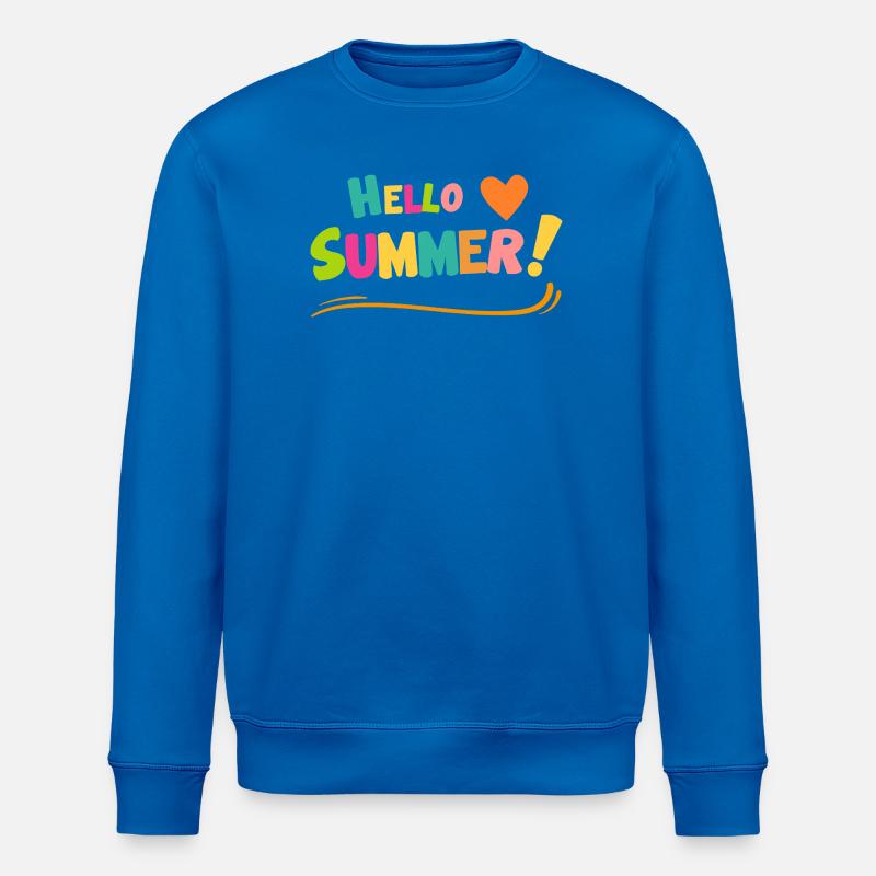 Hello Summer Farbexplosion - Stanley/Stella Unisex Bio-Sweatshirt ROLLER - Königsblau