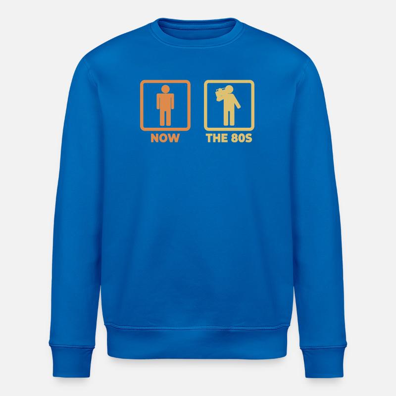 Ich als 80er Liebhaber - Stanley/Stella Unisex Bio-Sweatshirt ROLLER - Königsblau