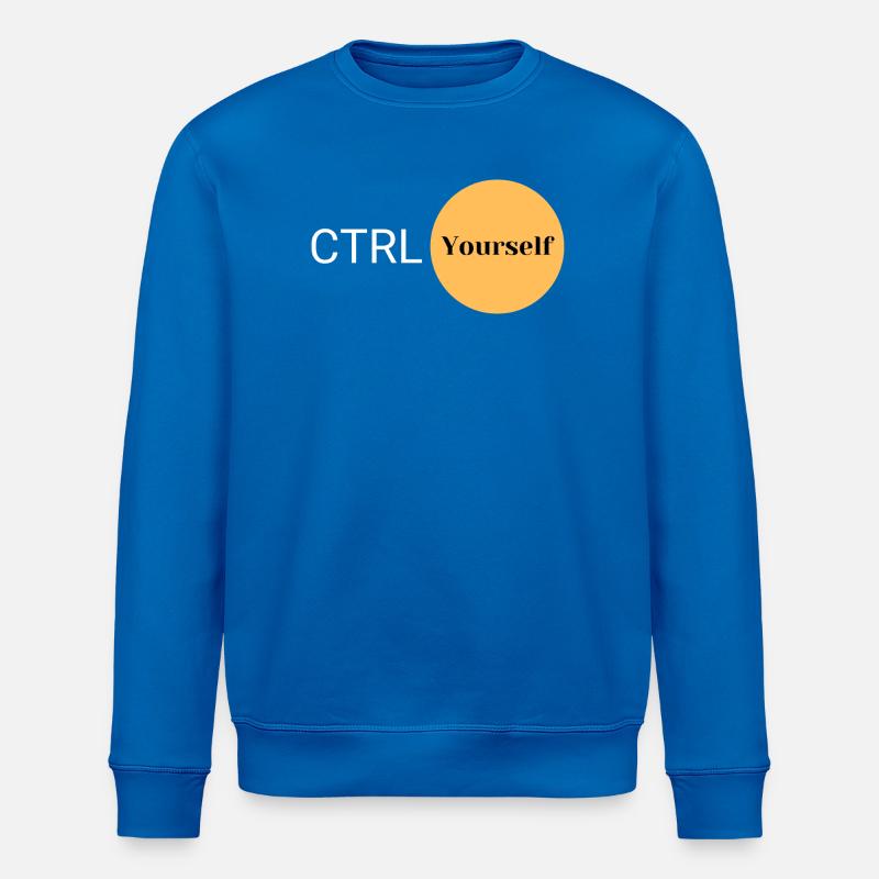 CTRL Vous-même - Sweat bio ROLLER Stanley/Stella Unisexe - bleu roi