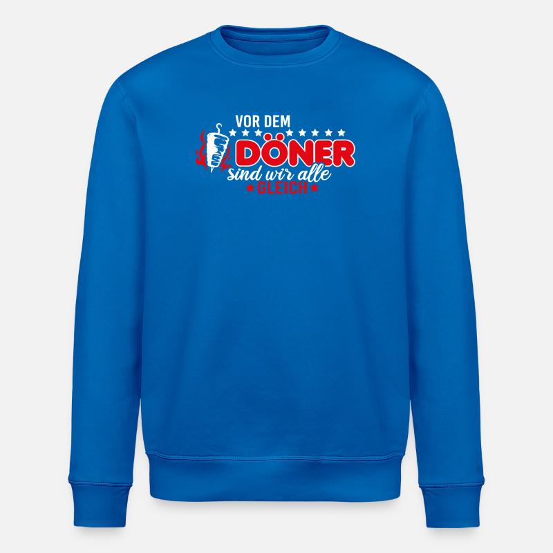 Döner lustiger Spruch - Stanley/Stella Unisex Bio-Sweatshirt ROLLER - Königsblau