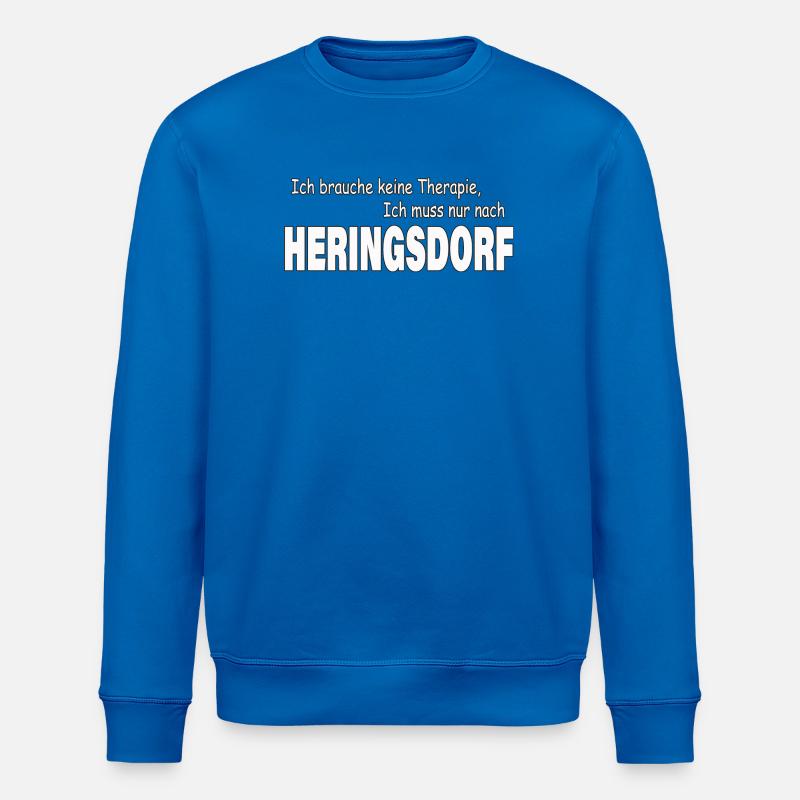 Therapy HERINGSDORF - Stanley/Stella ROLLER Unisex Organic Sweatshirt - royal blue