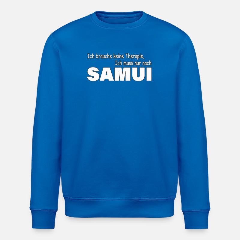 Therapy SAMUI - Stanley/Stella ROLLER Unisex Organic Sweatshirt - royal blue