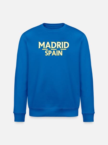 Madrid – Spain - Stanley/Stella ROLLER Unisex Organic Sweatshirt - royal blue