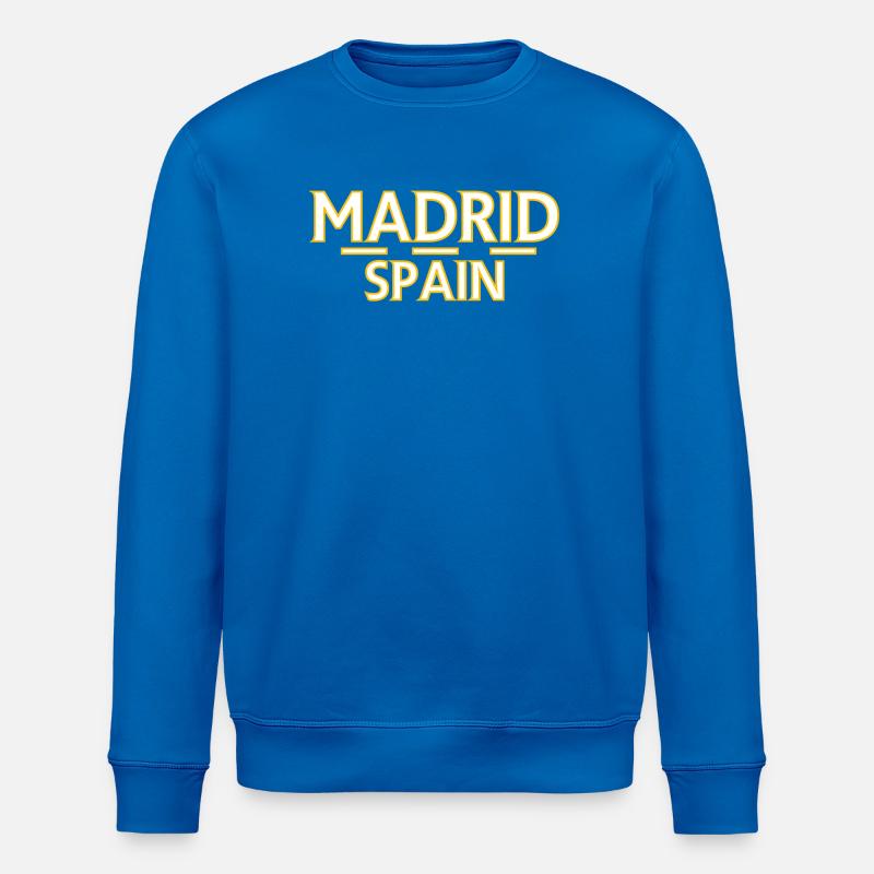 Madrid – Spanien - Stanley/Stella Unisex Bio-Sweatshirt ROLLER - Königsblau