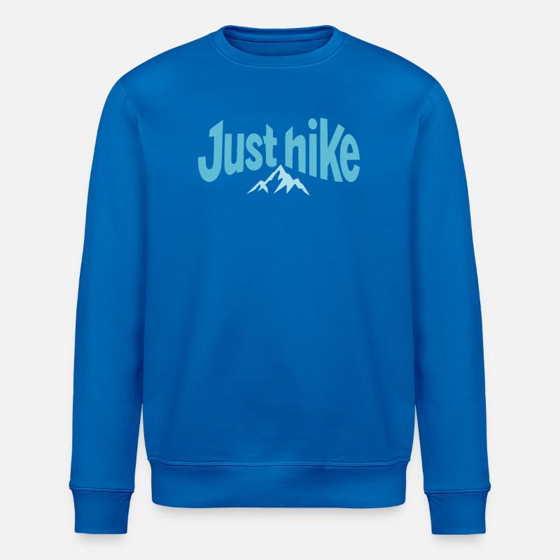 Just Hike Design mit Berg - Stanley/Stella Unisex Bio-Sweatshirt ROLLER - Königsblau