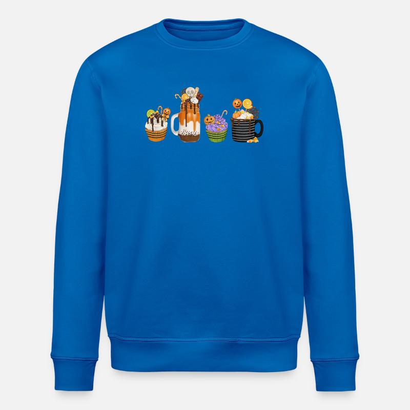 🎃 Süße Halloween Versuchung – Cupcakes & Drinks  - Stanley/Stella Unisex Bio-Sweatshirt ROLLER - Königsblau