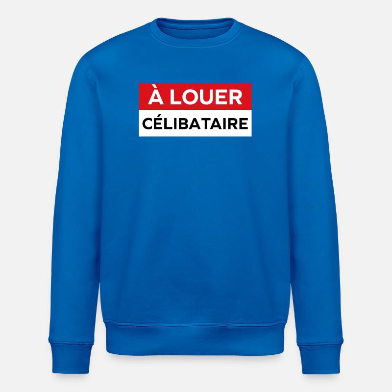 célibataire - Sweat bio ROLLER Stanley/Stella Unisexe - bleu roi
