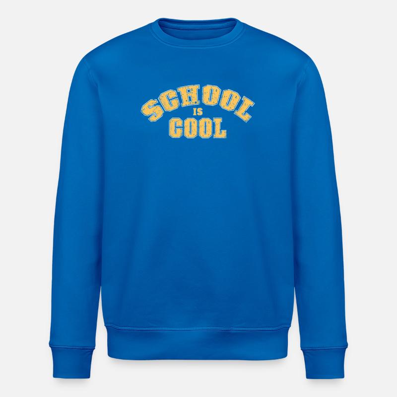 L'école c'est cool - Sweat bio ROLLER Stanley/Stella Unisexe - bleu roi
