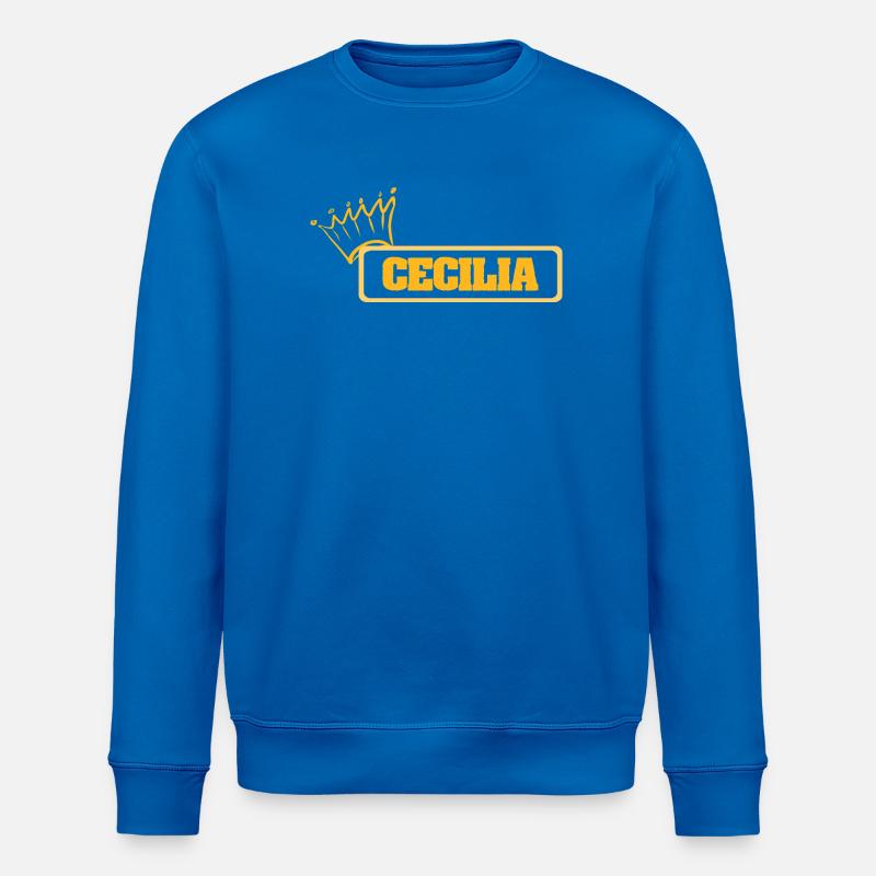 Cecilia comme nom - Sweat bio ROLLER Stanley/Stella Unisexe - bleu roi