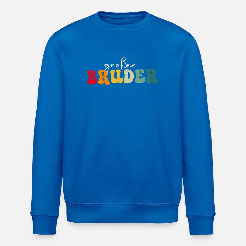 Großer Bruder - Stanley/Stella Unisex Bio-Sweatshirt ROLLER - Königsblau