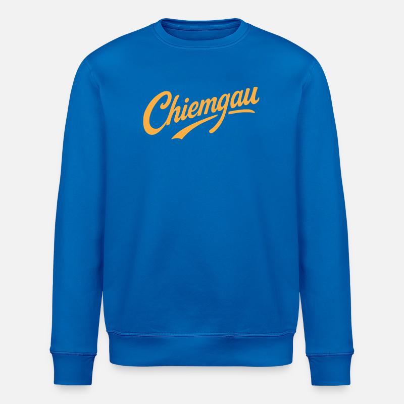 Lettrage Chiemgau Bavière - Sweat bio ROLLER Stanley/Stella Unisexe - bleu roi