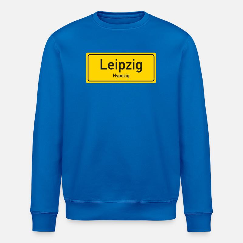 Leipzig place name germany - Stanley/Stella ROLLER Unisex Organic Sweatshirt - royal blue