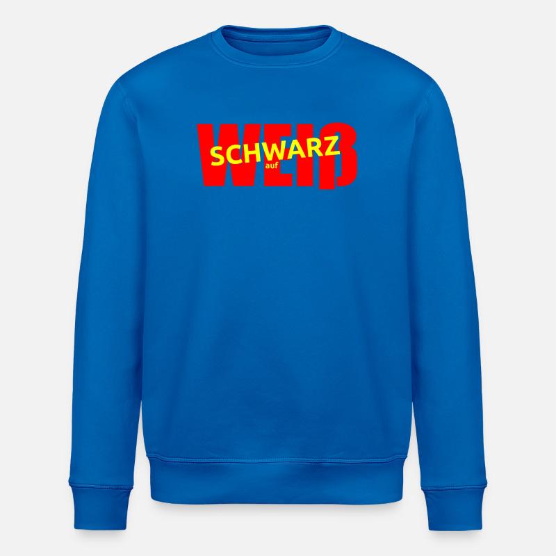 SCHWARZ AUF WEISS - Stanley/Stella Unisex Bio-Sweatshirt ROLLER - Königsblau
