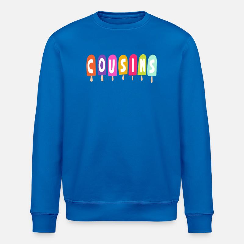 Cousins – Eis am Stiel - Stanley/Stella Unisex Bio-Sweatshirt ROLLER - Königsblau
