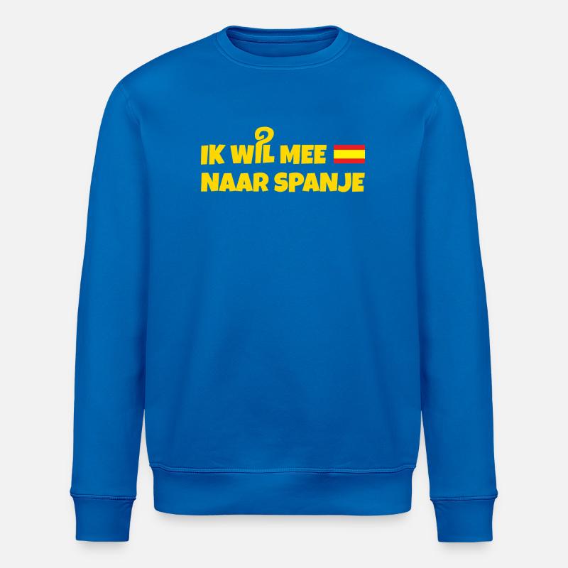 Ich möchte nach Spanien - Stanley/Stella Unisex Bio-Sweatshirt ROLLER - Königsblau