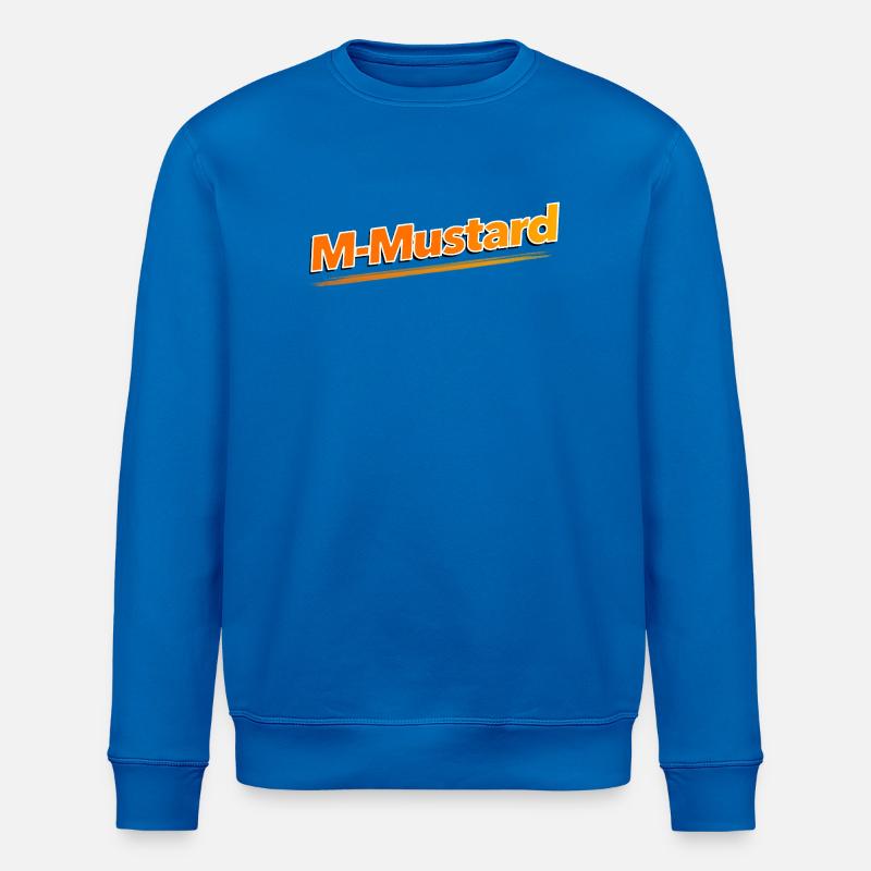 M-Moutarde - Sweat bio ROLLER Stanley/Stella Unisexe - bleu roi