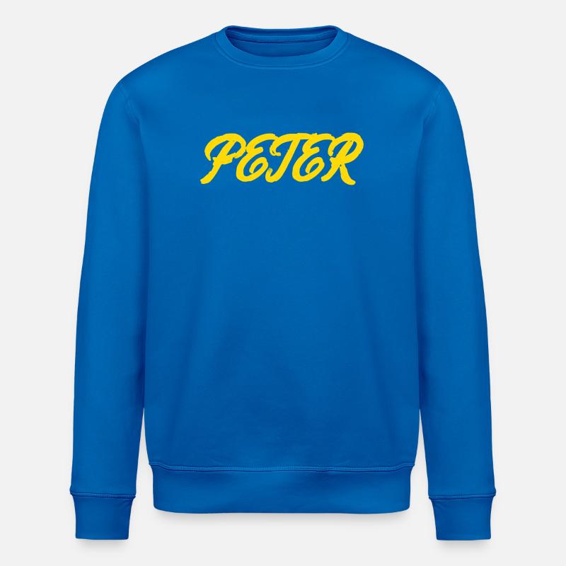gel er text Peter - Sweat bio ROLLER Stanley/Stella Unisexe - bleu roi