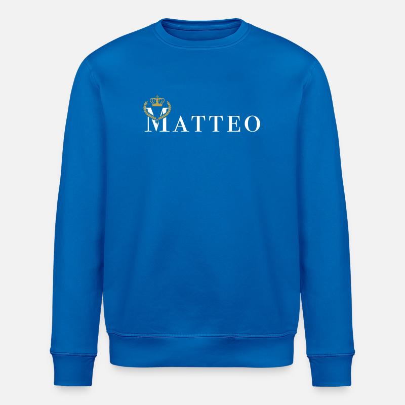 Matteo royal - graphiques vectoriels - Sweat bio ROLLER Stanley/Stella Unisexe - bleu roi
