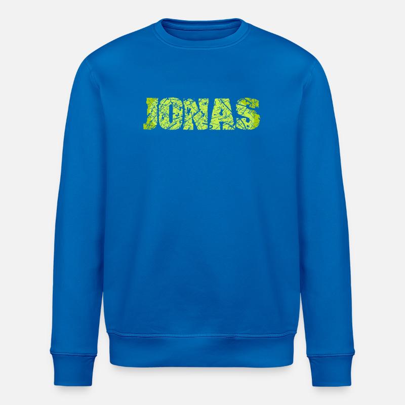 Name Jonas - Stanley/Stella Unisex Bio-Sweatshirt ROLLER - Königsblau
