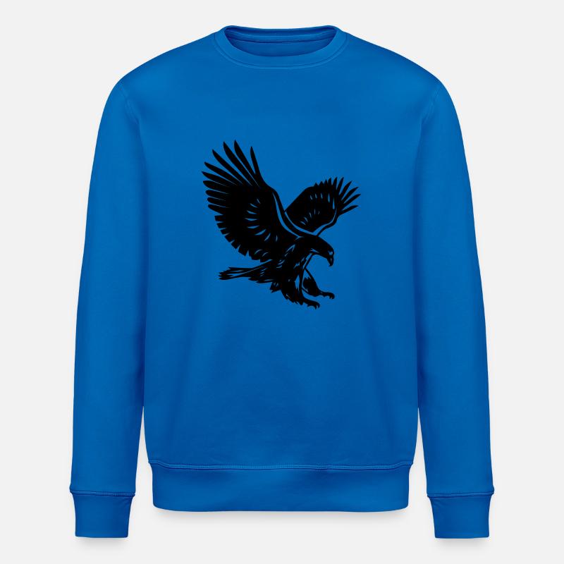 Aigle - Sweat bio ROLLER Stanley/Stella Unisexe - bleu roi